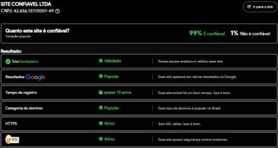 Site verificado e verdadeiro:777eecom